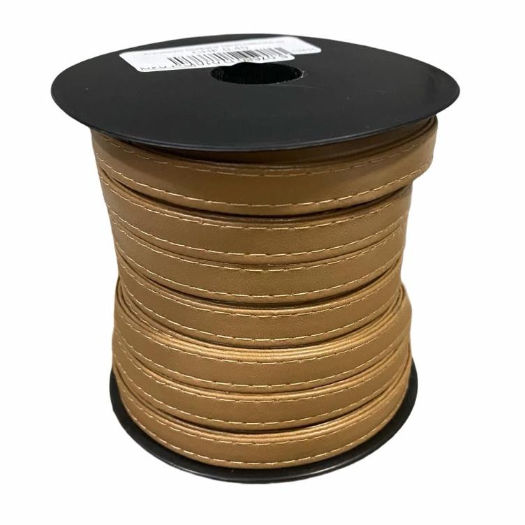 Kunstleder Gurtband 10mm hellbraun 40