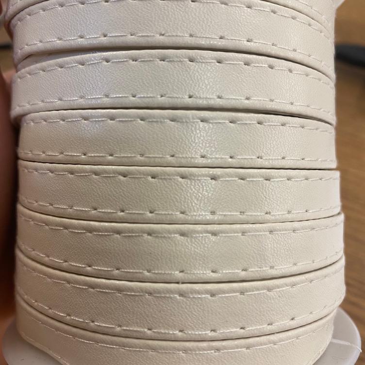 Kunstleder Gurtband 10mm nature 051