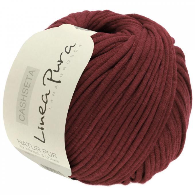 Linea Pura Cashseta 028 weinrot