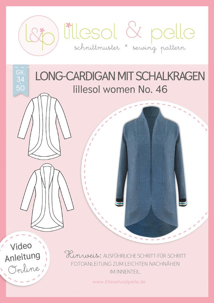 Long-Cardigan mit Schalkragen lillesol women No. 46