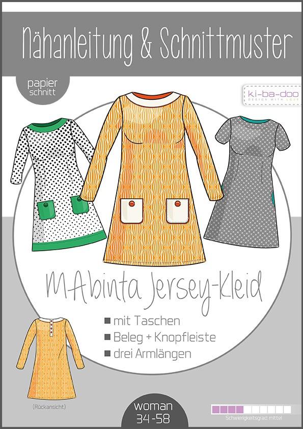 MAbinta Jersey Kleid Gr. 32-58