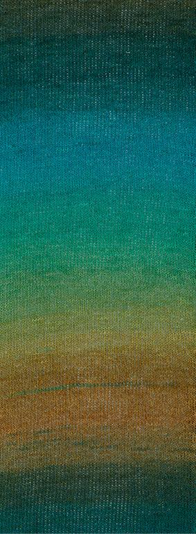 Mare Linea Pura 002 petrolgrün/türkis/jade/helloliv/nougat