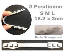 Maskenhalter transparent