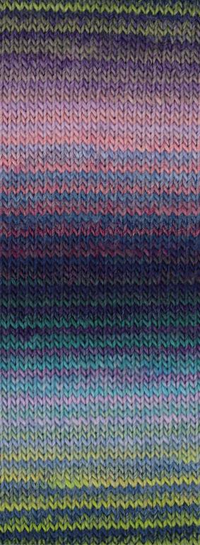 *Meilenweit Linea 7447 marine/hellgrün/violett/flieder/altrosa/smaragd