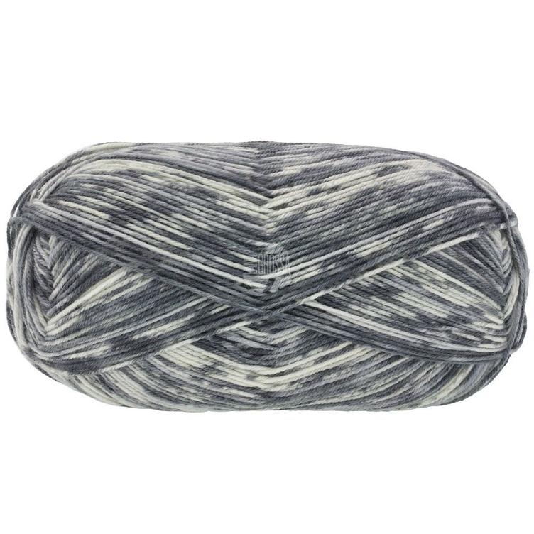 Meilenweit Merino Duetto extrafine schwarz grau 7606