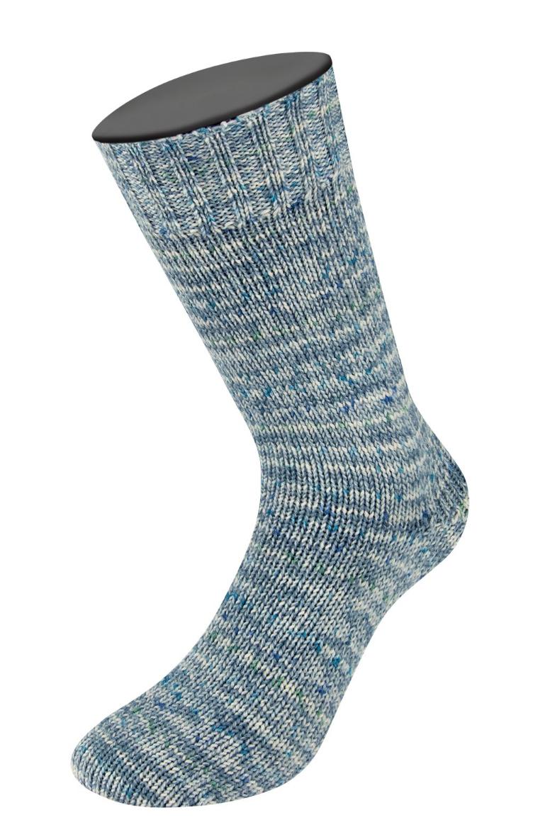 Meilenweit Merino extrafine stellla 2534 Hell,mittel Dunkelgrau - 0