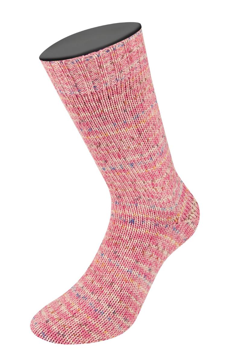 Meilenweit Merino extrafine stellla 2534 rosa, nature,grau, blau - 0