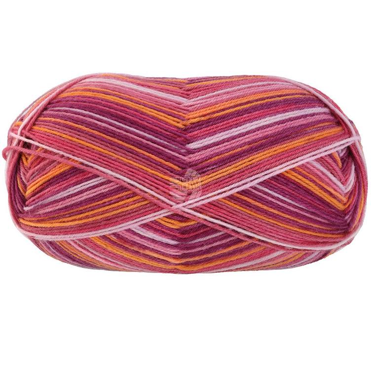 Meilenweit Socktober 4336 Rosa/Fuchsia/Pink/Orang