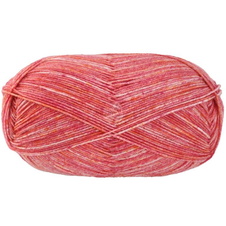 Meilenweit Socktober 4338 orang/rose/fuchsia/nelkenrot