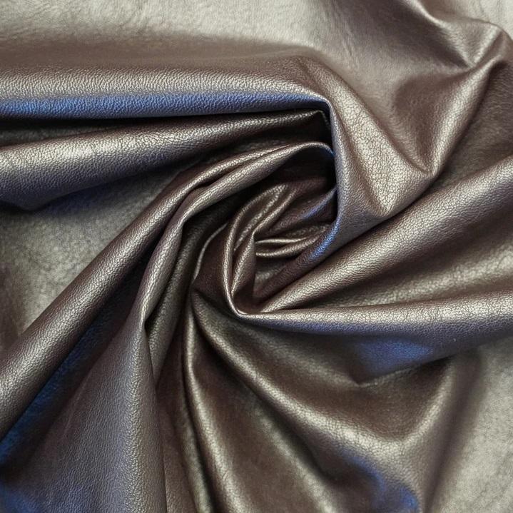 Nappa Lederimitat dunkelbraun