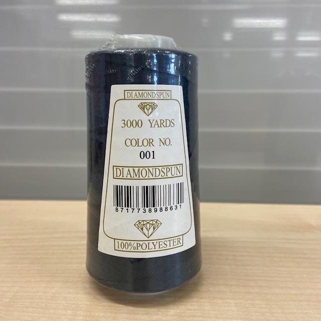 Overlockgarn 001 anthrazit