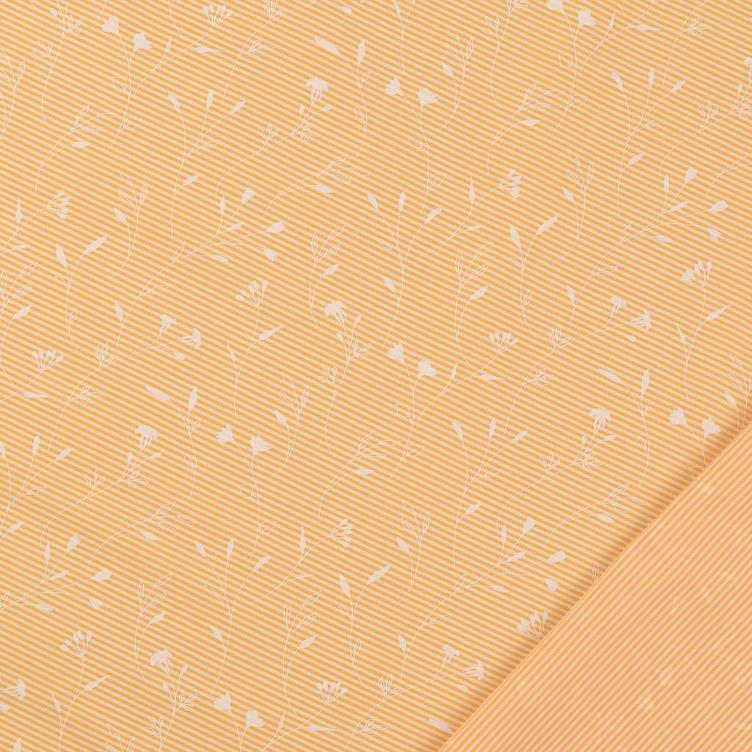 Popeline Stripes gelb - 1