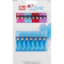 PRYM LOVE 15 Stoffclips 8x 2.6cm/7x 5.5cm