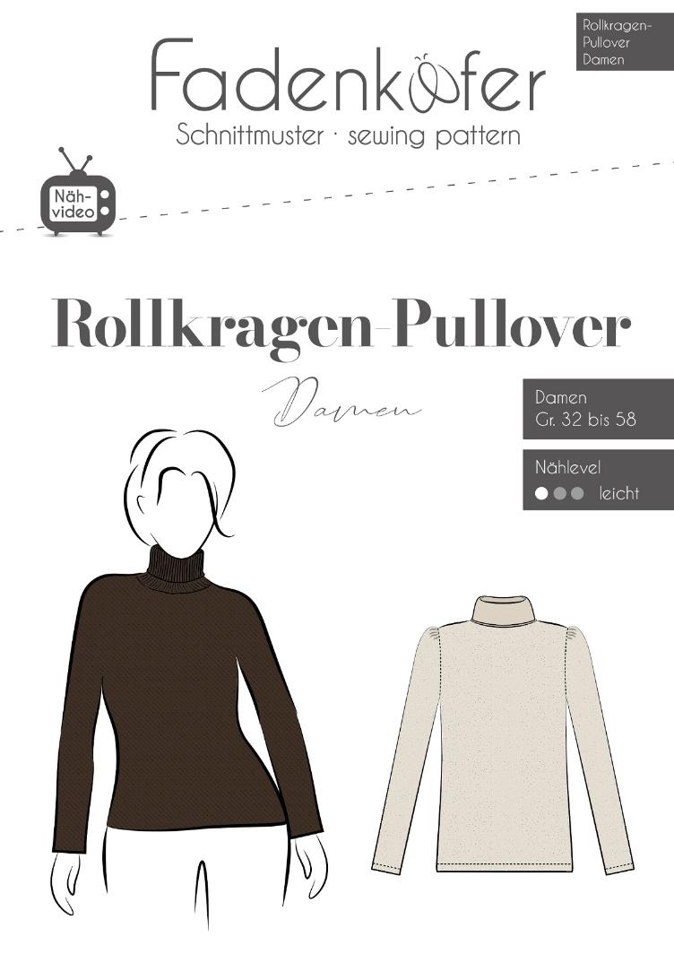 Rollkragen Pullover Damen
