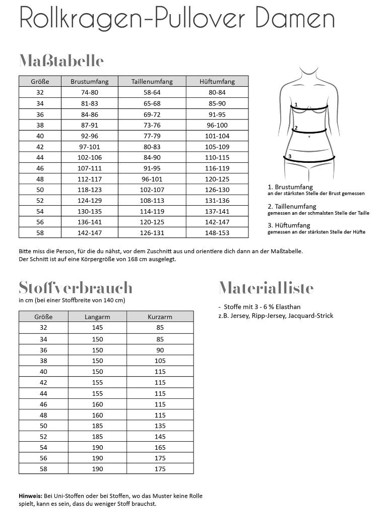 Rollkragen Pullover Damen - 0