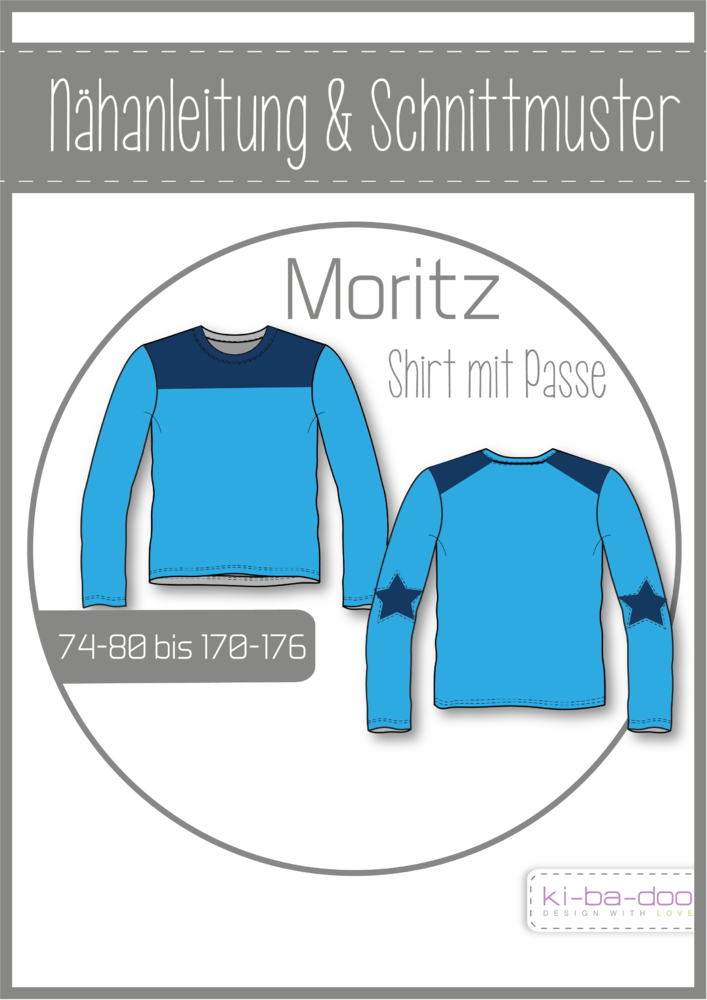 Shirt mit Passe Moritz