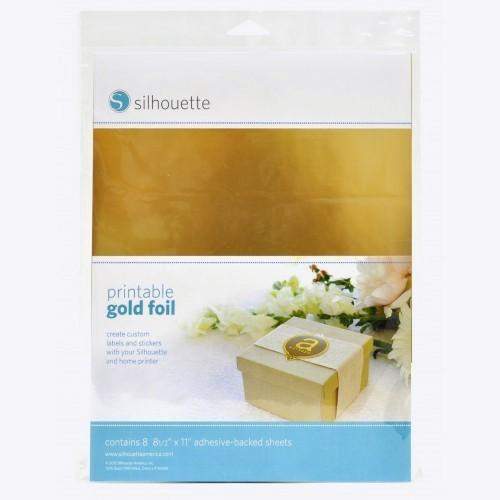 Silhouette Foil Stickers gold