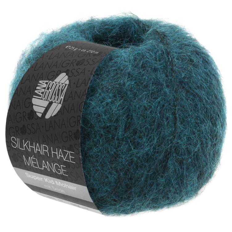 *Silkhair Haze melange 1312 dunkelpetrol meliert