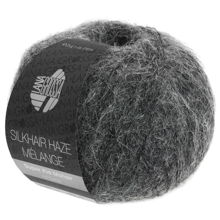 *Silkhair Haze melange 1314 anthrazit meliert