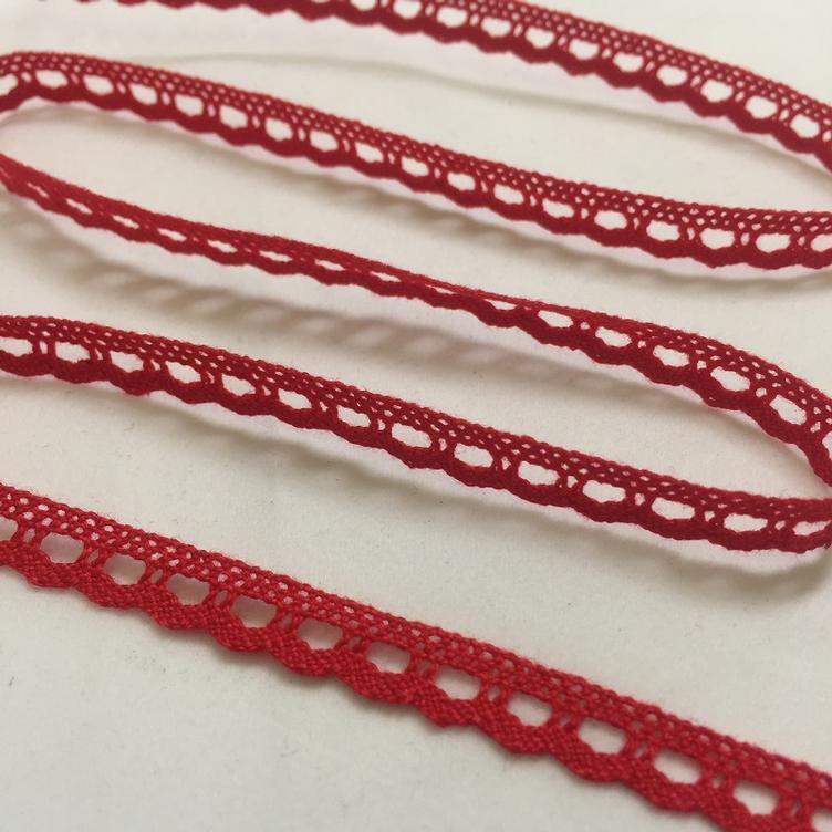Spitzenband 7 mm rot