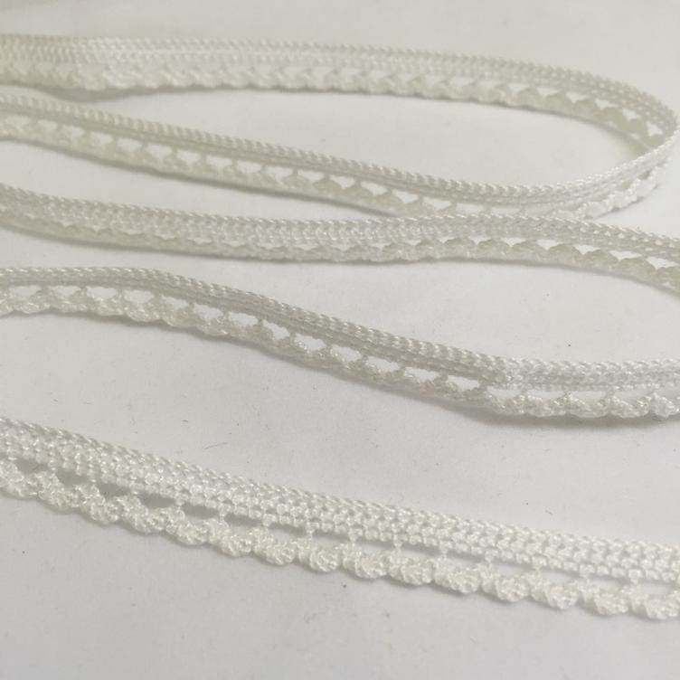 Spitzenband 9 mm weiss