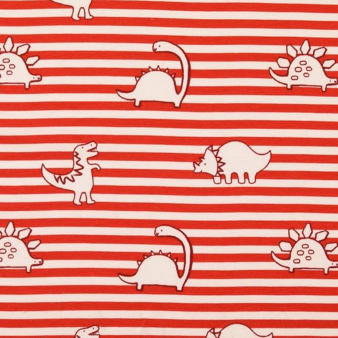 Streifen-Dino rot Jersey