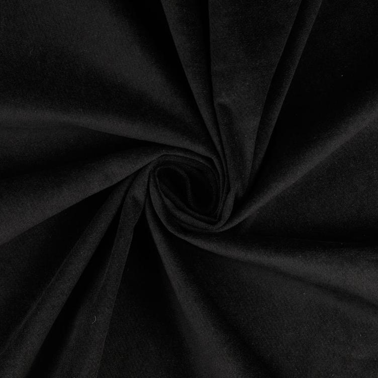Stretch Samt schwarz