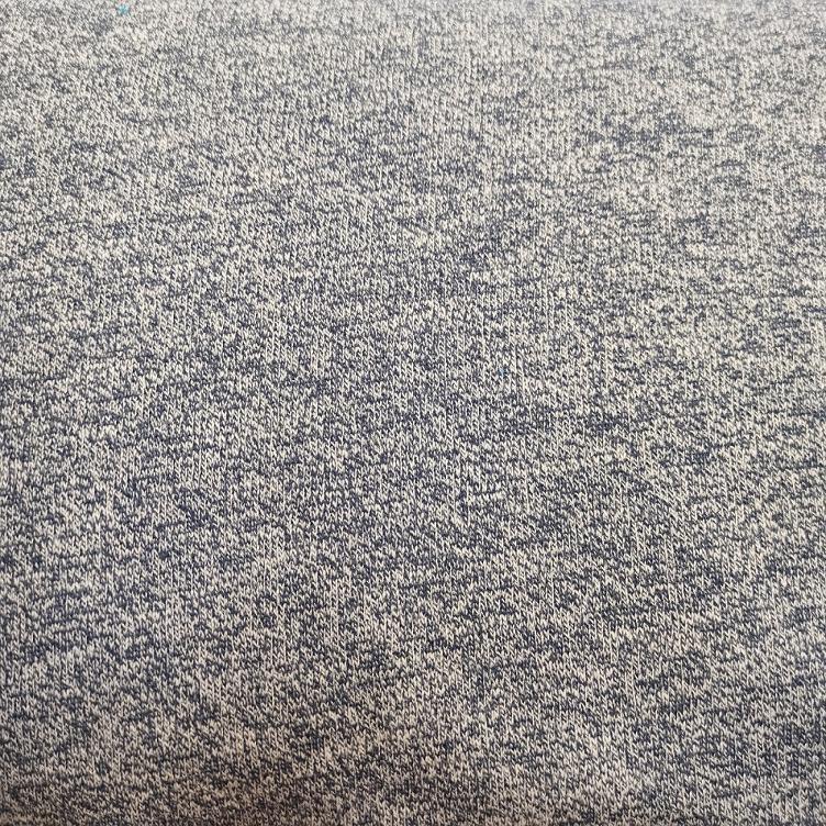 Stricksweat melange blau
