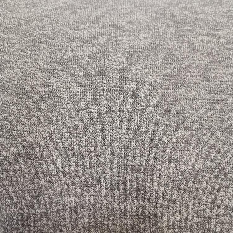 Stricksweat melange grau