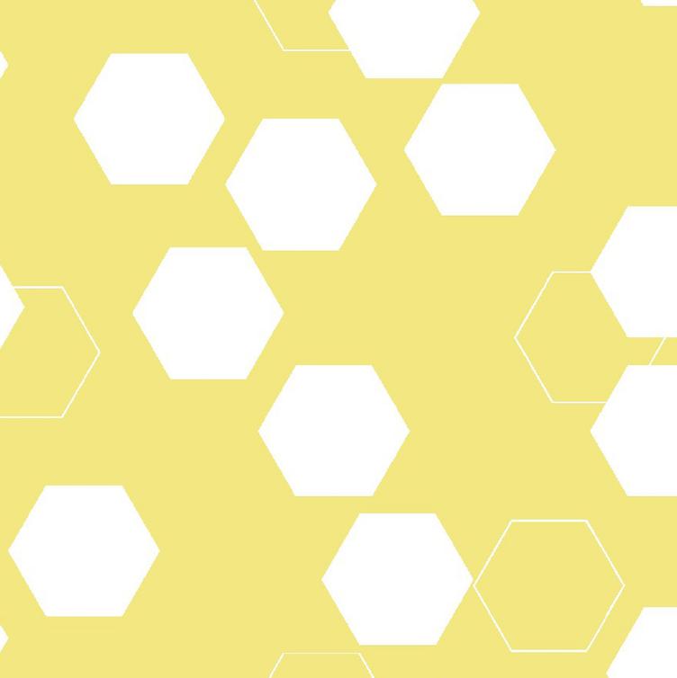 Tillisy BW-Jacquard Bienenwaben gelb
