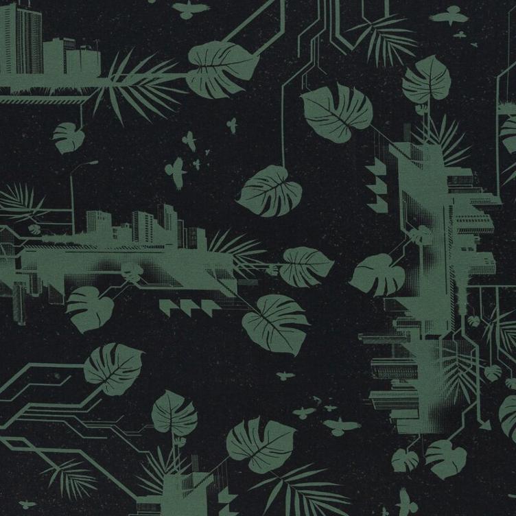 Urban Jungle schwarz smaragd