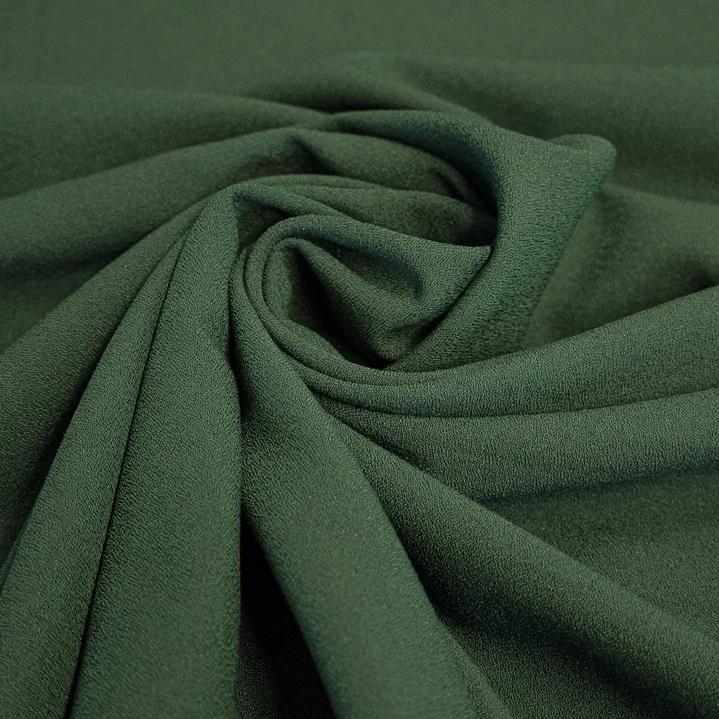 Viscose Crepe Stretch schwer dunkelgrün