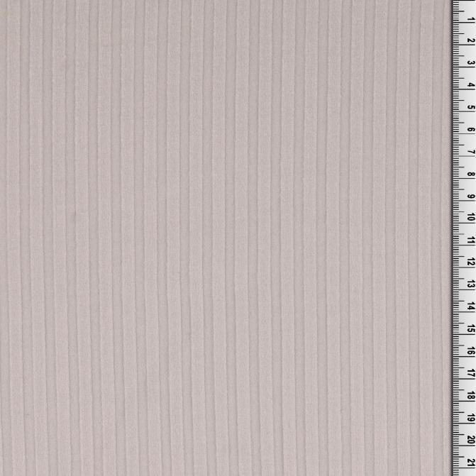 Viscose Rippen Jersey hellgrau