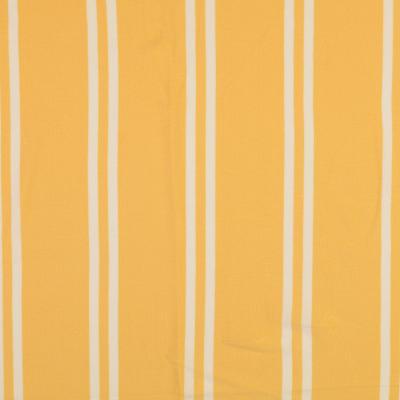 Viskose Jersey gestreift gelb
