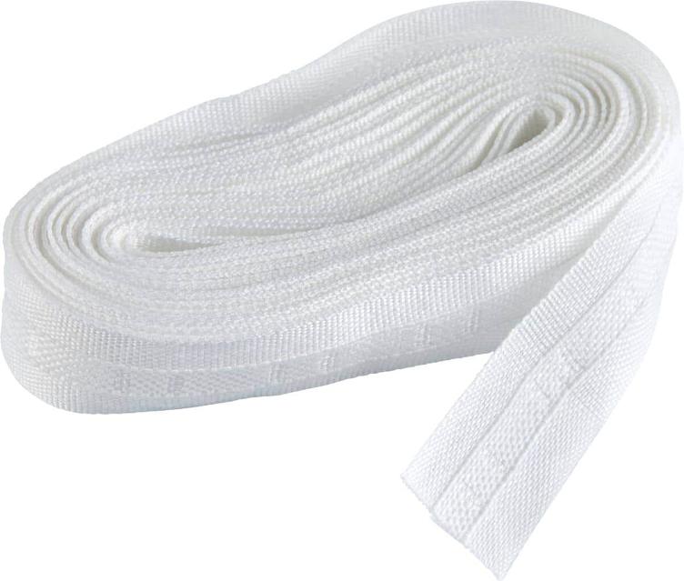 Vorhangfaltenband 25mm weiss