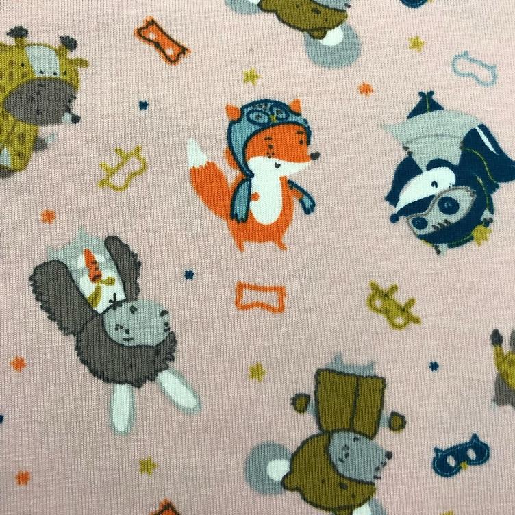 Waldtiere Winter rosa