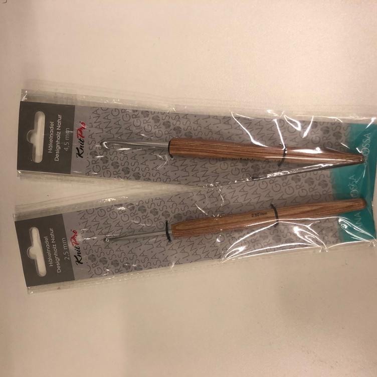 Wollhäkelnadel Holzgriff 3 mm