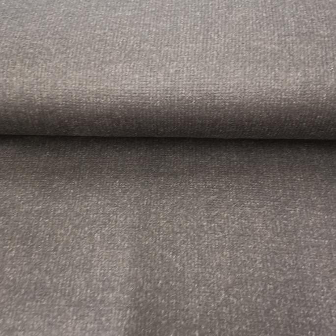 Wollstoff mit Cashmere dunkelbraun meliert